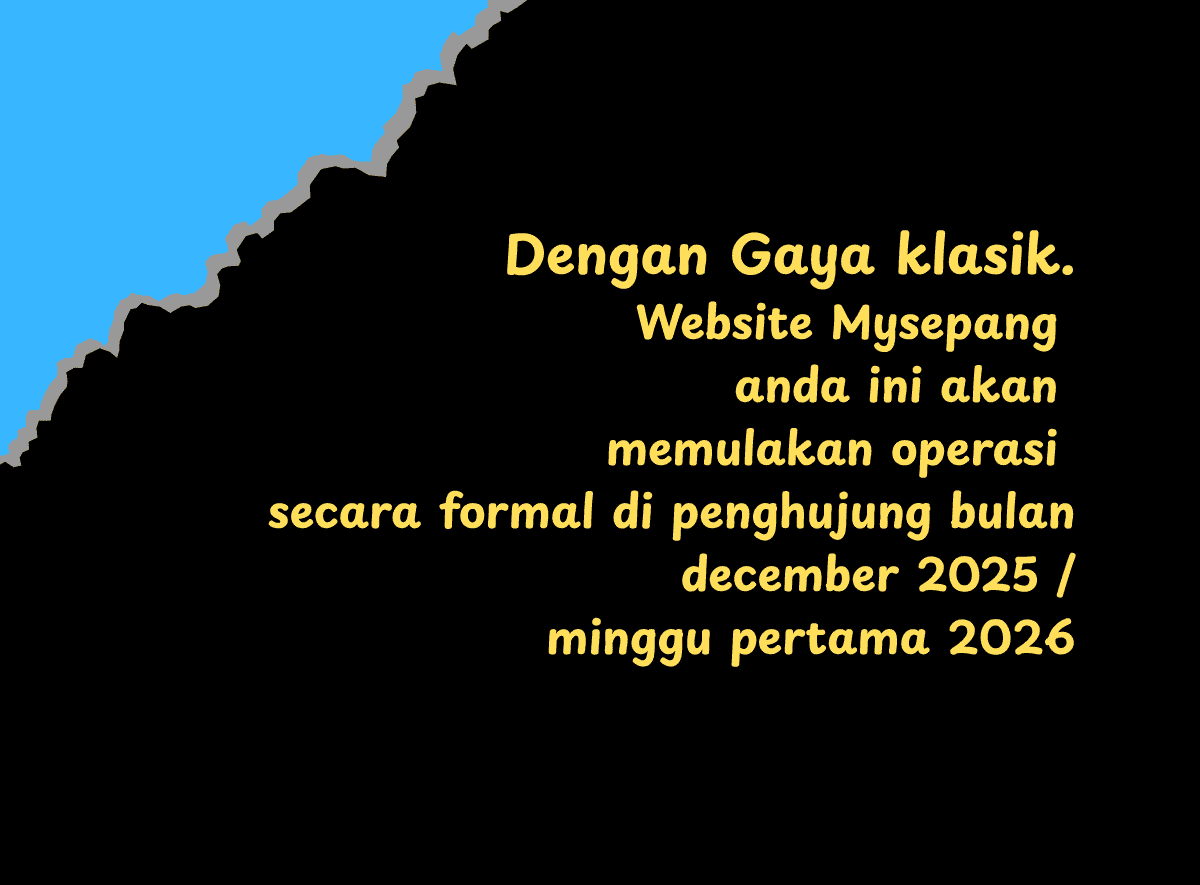 Akan dipromosikan mulai penghujung dec 2025/minggu pertama 2026