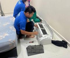 Servis dan pemasangan aircond disekitar sepang