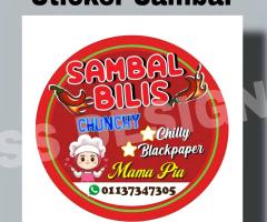 Sticker designer , bunting, poster, katalog, busines kad,  sijil dan pelbagai