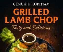 Cengkih Kopitiam, Ada grill chicken chop, fish and chip, lamb chop dan bermacam lagi