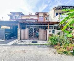 RUMAH TERES 2 TINGKAT UNTUK DIJUAL  TAMAN ALAM INDAH, SEKSYEN 33 SHAH ALAM