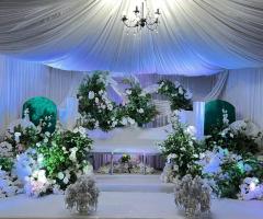 Barang persiapan untuk pelamin tunangan , aqiqah dan juga sanding