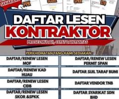 Anda seorang Kontraktor?  Nak daftar lesen CIDB untuk join tender 🚀