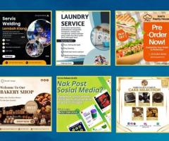 Nina Creative Hub Menyediakan servis rekaan design untuk iklan